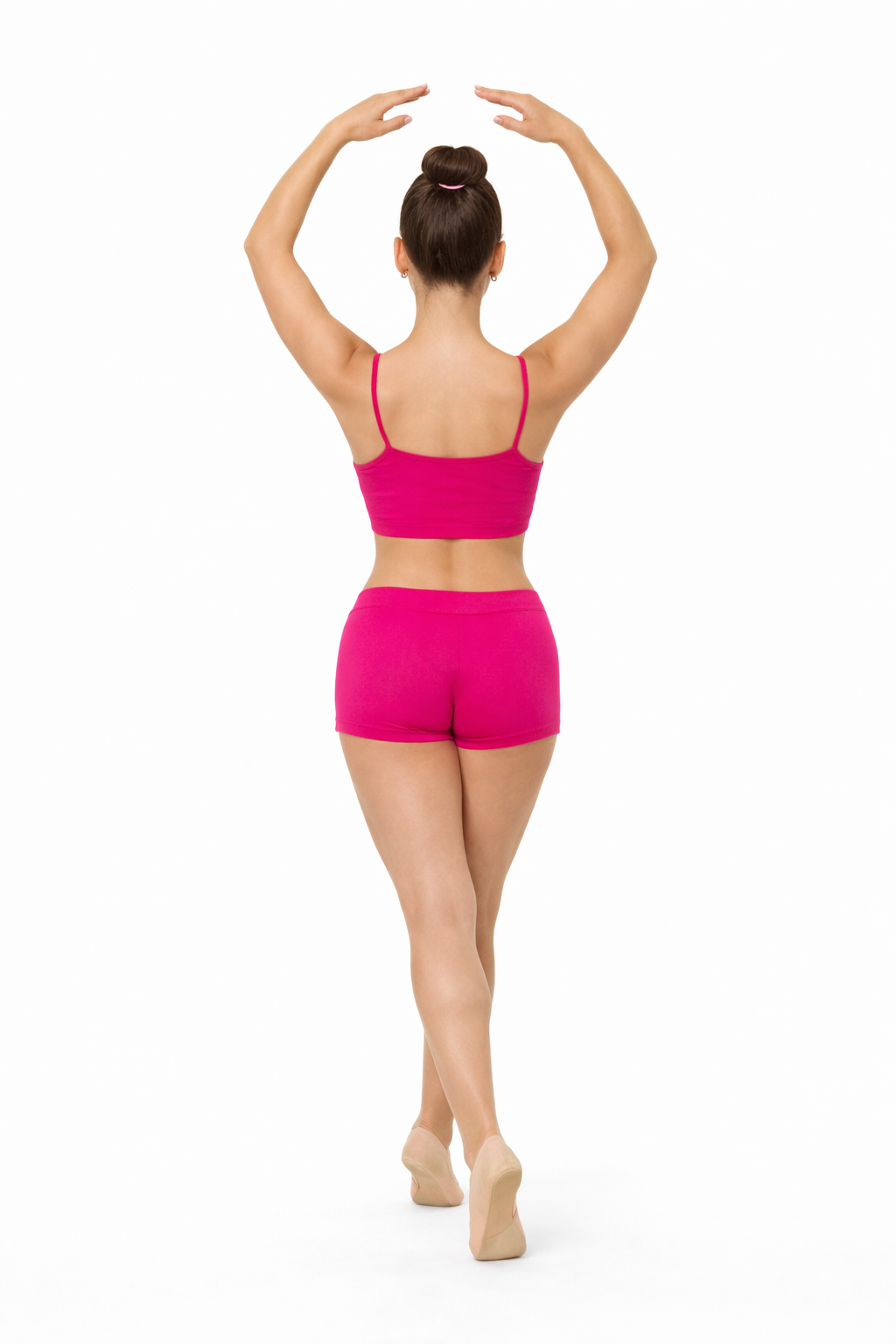 TOP SPALLINE SOTTILI FUCSIA DANZA DONNA